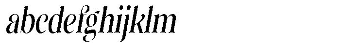 Sevontic Medium Condensed Oblique FONT