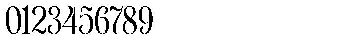 Sevontic Medium Condensed Font OTHER CHARS