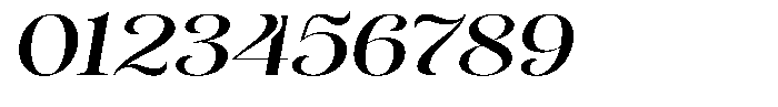 Sevontic Medium Expanded Oblique Font OTHER CHARS