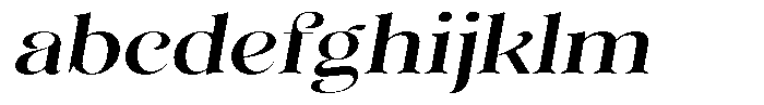 Sevontic Medium Expanded Oblique FONT