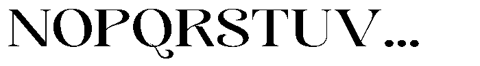 Sevontic Medium Expanded Font UPPERCASE