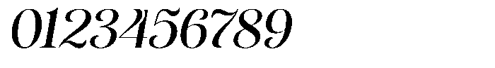 Sevontic Medium Oblique Font OTHER CHARS