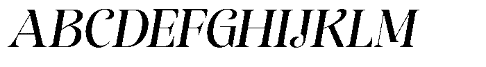 Sevontic Medium Oblique Font