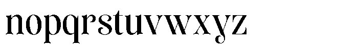 Sevontic Medium Semi Condensed Font LOWERCASE