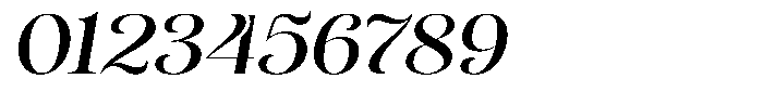 Sevontic Medium Semi Expanded Oblique Font OTHER CHARS