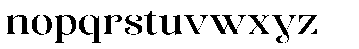Sevontic Medium Semi Expanded Font LOWERCASE
