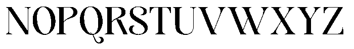 Sevontic Medium Font UPPERCASE