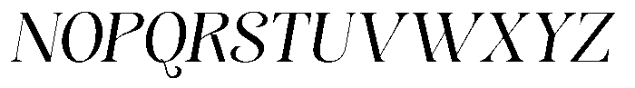 Sevontic Oblique Font UPPERCASE