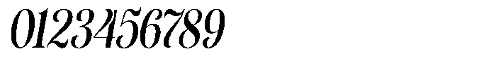 Sevontic Semi Bold Condensed Oblique Font OTHER CHARS