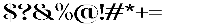 Sevontic Semi Bold Expanded Font OTHER CHARS