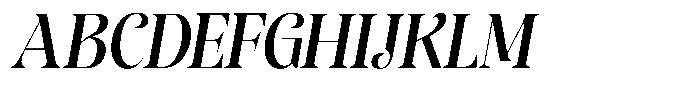 Sevontic Semi Bold Semi Condensed Oblique Font UPPERCASE