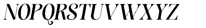Sevontic Semi Bold Semi Condensed Oblique Font UPPERCASE