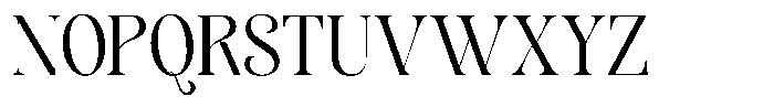 Sevontic Semi Condensed Font UPPERCASE