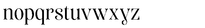 Sevontic Semi Condensed Font LOWERCASE