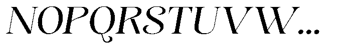 Sevontic Semi Expanded Oblique Font UPPERCASE