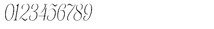 Sevontic Thin Condensed Oblique Font OTHER CHARS