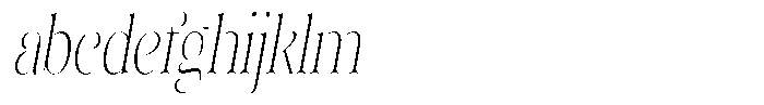 Sevontic Thin Condensed Oblique FONT