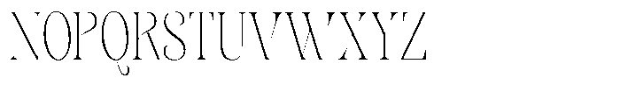 Sevontic Thin Condensed Font UPPERCASE