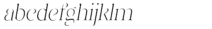 Sevontic Thin Oblique FONT