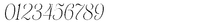 Sevontic Thin Semi Condensed Oblique Font OTHER CHARS