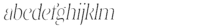 Sevontic Thin Semi Condensed Oblique FONT