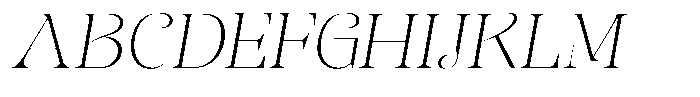 Sevontic Thin Semi Expanded Oblique Font