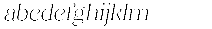 Sevontic Thin Semi Expanded Oblique FONT