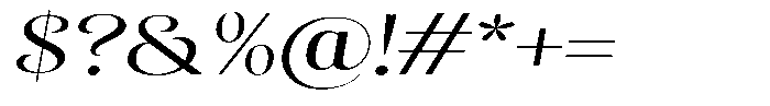 Sevontic Variable Black Oblique Font OTHER CHARS