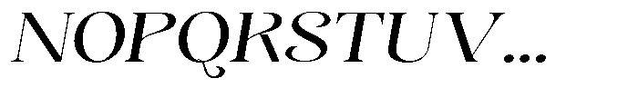 Sevontic Variable Black Oblique Font UPPERCASE