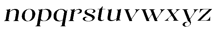 Sevontic Variable Black Oblique Font LOWERCASE