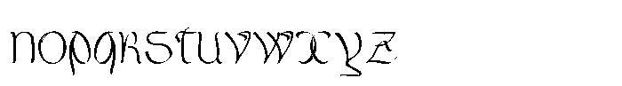 Sevran Font LOWERCASE
