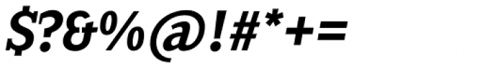 Sextan Cyrillic Bold Italic Font OTHER CHARS