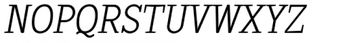 Sextan Cyrillic Light Italic Font UPPERCASE