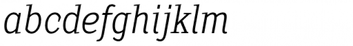 Sextan Cyrillic Light Italic Font LOWERCASE
