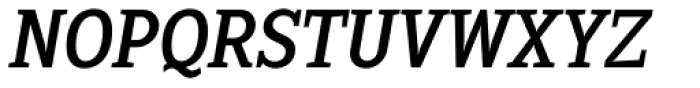 Sextan Cyrillic Roman Italic Font UPPERCASE