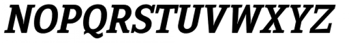Sextan Serif Bold Italic Font UPPERCASE