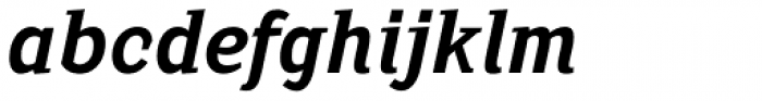 Sextan Serif Bold Italic Font LOWERCASE