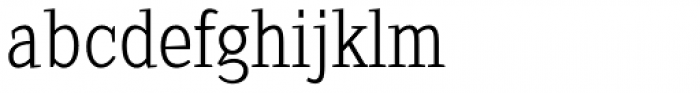 Sextan Serif Light Font LOWERCASE