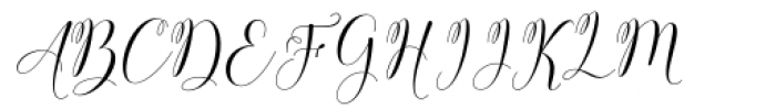 Seychell Script Regular Font UPPERCASE