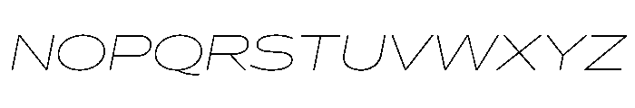 Seabass ExtraLightItalic Font UPPERCASE