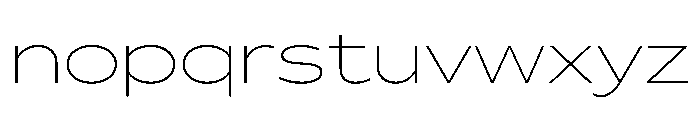Seabass ExtraLight Font LOWERCASE