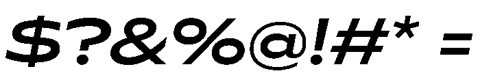 Seabass MediumItalic Font OTHER CHARS