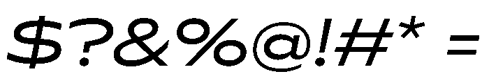 Seabass RegularItalic Font OTHER CHARS