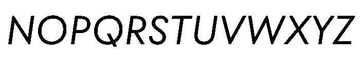 Seabirds LightItalic Font UPPERCASE