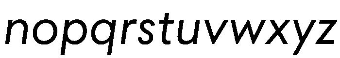 Seabirds LightItalic Font LOWERCASE