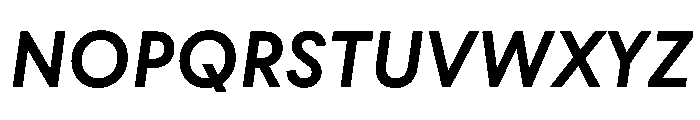 Seabirds SemiBoldItalic Font UPPERCASE