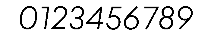 Seabirds ThinItalic Font OTHER CHARS