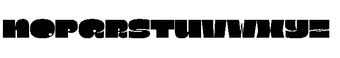 Seamus Heavy Font LOWERCASE