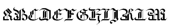 Seance Graphic Font UPPERCASE