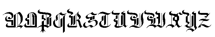 Seance Graphic Font UPPERCASE